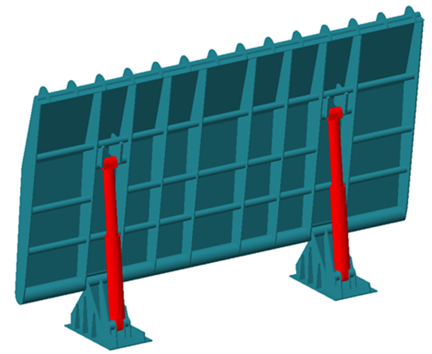 hydraulic elevator dam