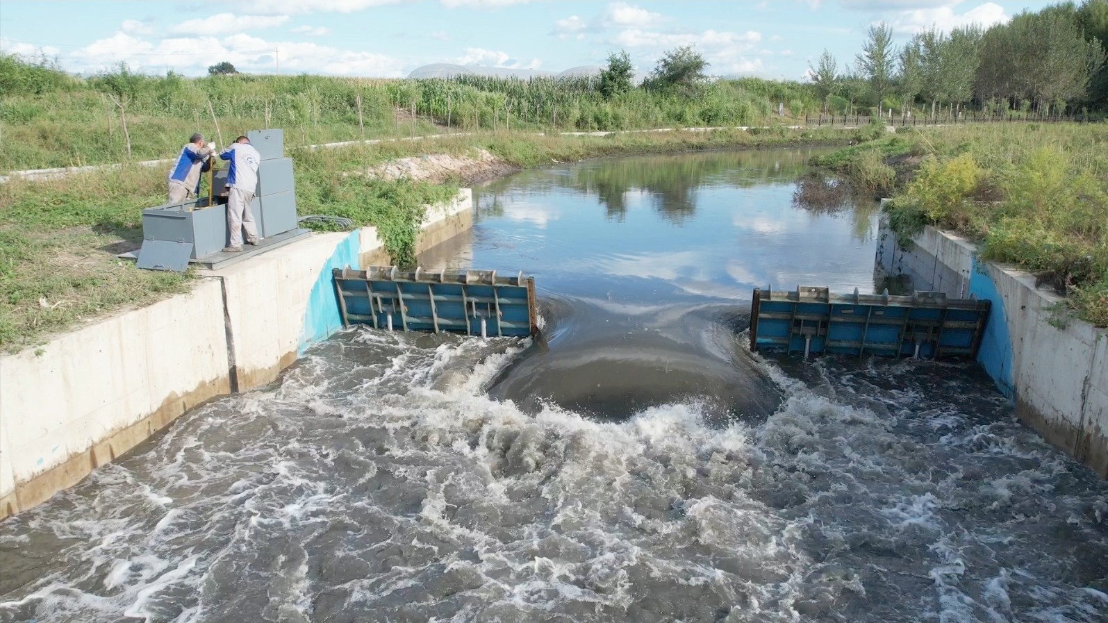 Lishu Silmplified Elevated Dam (Driven by Manpower)