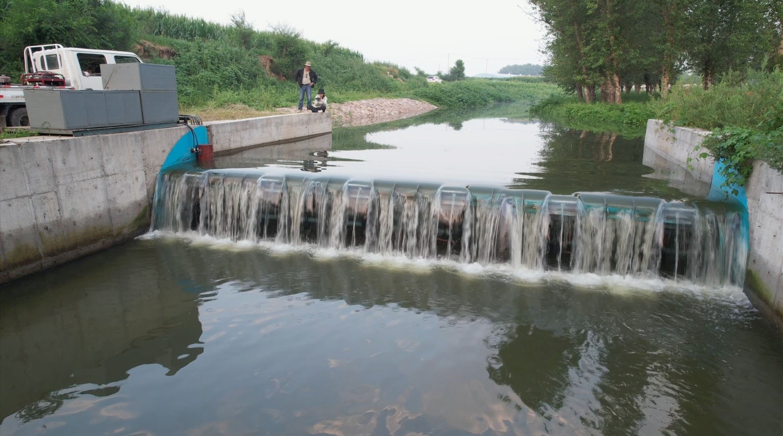 Lishu Silmplified Elevated Dam (Driven by Manpower)