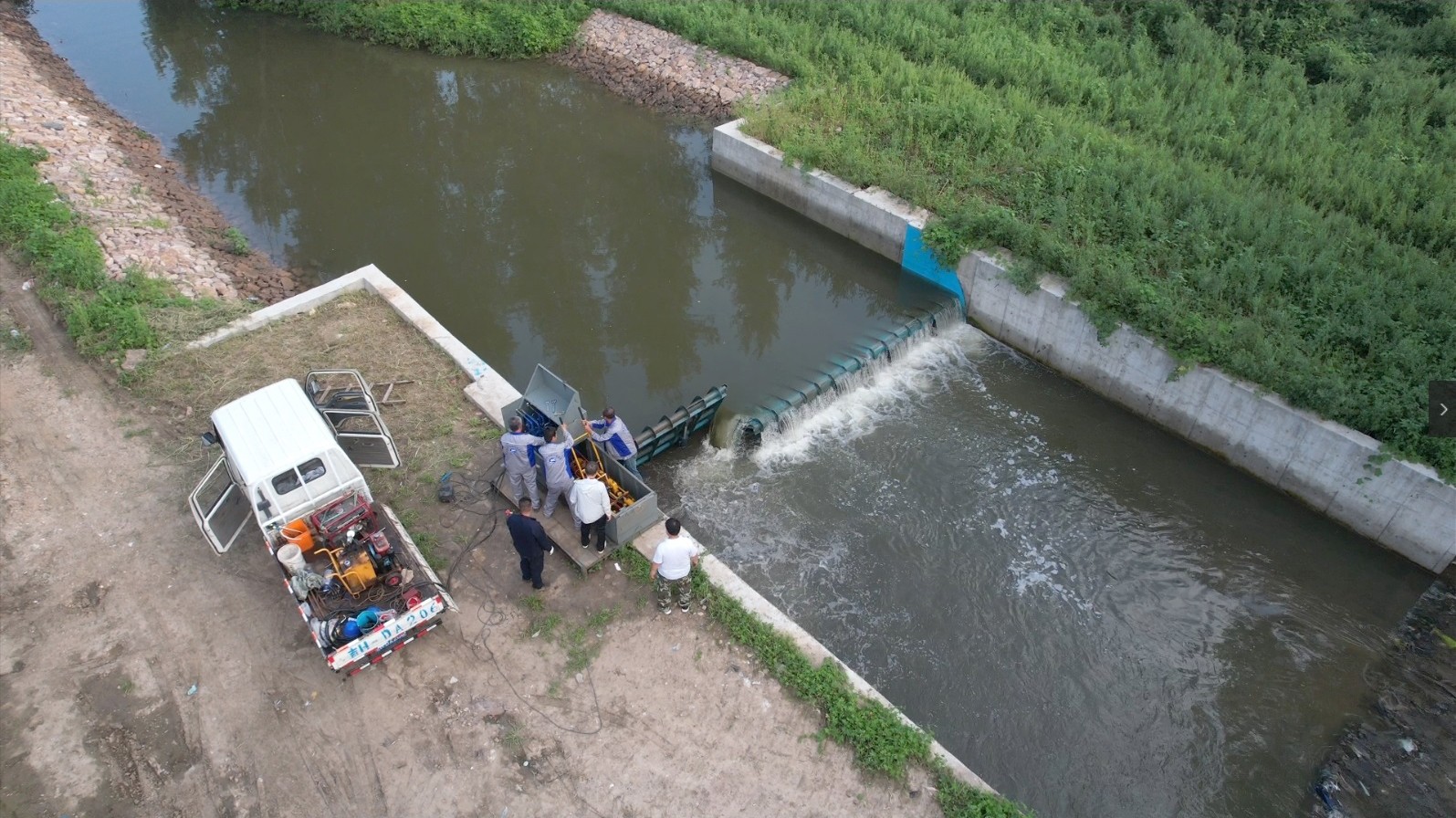 Lishu Silmplified Elevated Dam (Driven by Manpower)