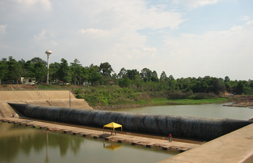 water inflatable rubber dam